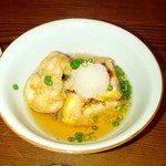 りょうりや 御旅屋 - 無花果の揚げ出し