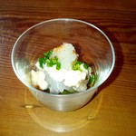 りょうりや 御旅屋 - 鱧生ちり白子和え