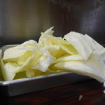 串かつ 一口 - ザク切りキャベツ