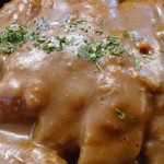 洋食屋 キッチン ふくま - 元祖ドヴィカツ丼（アップ）