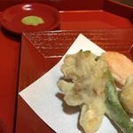 竹仙 - 地物野菜の天ぷら