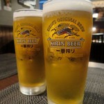 おばんざい綾のおかん - キリン生ビール（500円）