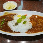 sammaruko - ハヤシライス＆チキンカレー（710円）