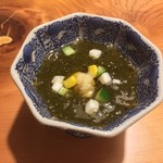 丹想庵　健次郎 - 先付500円(夜のアラカルトのみ)もずく酢