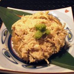 紀文寿司 - 蟹のサラダ風和え？（中にはごはん）