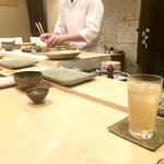 Sushi Takahashi - 梅酒ソーダ割り
