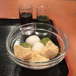 ランズカフェ - わらび餅、白玉