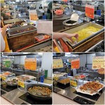 こんにゃくパーク - お料理の横に使用した商品が並びます