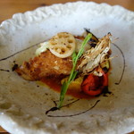 讃岐地人食堂旬菜 汐さぎ！ 庵 - 讃岐ランチのメイン