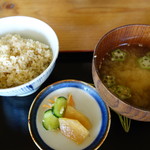 讃岐地人食堂旬菜 汐さぎ！ 庵 - セットのごはん