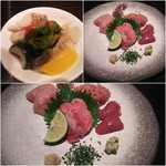 かしわや 泰 美酒佳鶏 - 突出し・お造り