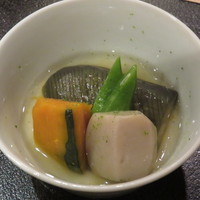 ぎんざ 一二岐 - 野菜の炊き合わせ