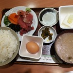 玉乃光酒蔵 - 刺身定食1,000円