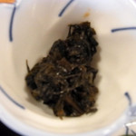 食事処 池田 - 葉唐辛子の佃煮