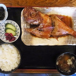 キンメ煮付定食　1800円