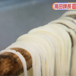 麺楽 - モチモチの食感だけど柔らかな麺