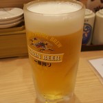 回転寿し トリトン - 乾杯♪