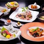 季楽処　暖家 - 各種宴会におすすめの3,500円料理コースの一例。