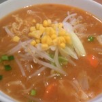 軽食ひまわり - 辛子みそラーメン￥３５２−別