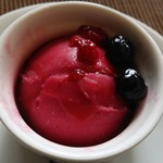 洋食day's - カシスのシャーベット。