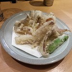 心斎橋神楽 - ゲソを天ぷらに♪
