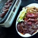 手打そば ちしま - 新鮮なホルモンは丁寧に下ごしらえをしてあり臭みなど無し！