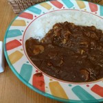 Sutaairu - カレーライス。お皿が可愛い(*^^*)