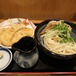 本格手打 もり家 - ぶっかけ(冷)と天ぷらセット