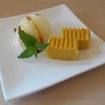 カフェ 茶華 - 茶華セット・安納芋のスイートポテト＆バニラアイス＆コーヒーor紅茶
      