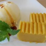 カフェ 茶華 - 茶華セット・安納芋のスイートポテト＆バニラアイス＆コーヒーor紅茶
      