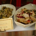 BISTRO L'Assiette - お惣菜の≪砂肝コンフィ≫と≪シーフードマリネ≫