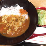 たんぽぽ - 豚肉は、後で焼いて　入れているみたい。
