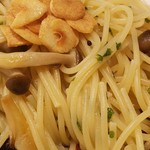 ハシヤ - キノコのペペロンチーノ大盛　2016.9