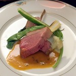 サンフォコン - 仔羊ロースト、ロックフォールソースで