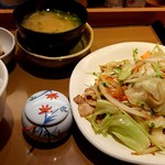 やよい軒 - 肉野菜炒め定食