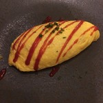 Shikemichiresutorammatsuura - トマト祭り限定のオムライス❤︎食べ歩きにはちょうど良い小ぶりサイズ！しかも500円❤︎