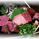 たんか - 牛刺の盛り合わせ