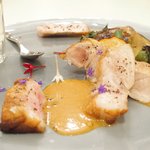 メイユー アヴニール ア トウキョウ - ランチコース 2592円 の藤沢産 みやじ豚