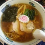 手打麺 笑くぼ - 中華そば大盛(\850)