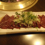 炭火焼肉 六本木 隆 - レバ刺し