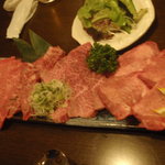 炭火焼肉 六本木 隆 - レバ刺し