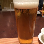 中国料理 桃李 - 父オーダーのビール