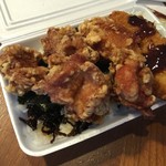 Yakitori Wataridori - から揚げ白身フライ弁当  500円