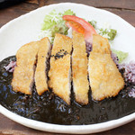 PAO - 大和ポークカツの黒米黒カレーランチ