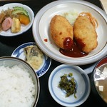あほだら亭 - ９月１４日、３番コロッケ５５０円