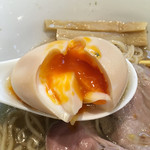 燃えよ麺助 - 味玉あっぷヽ( ´θ.｀)ノ