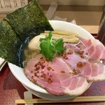 燃えよ麺助 - 特製金色貝そは〜(＾.ｰ^)ノ¥990円