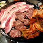 韓国亭豚や - サムギョプサル・カシラ・キムチ焼き
