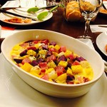 食彩癒酒 Dining &Cafe Amica - カラフルジャガイモ芋のキッシュ