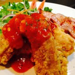 Shokusai Yushu Dining &Cafe Amica - チキンのチリソース掛け